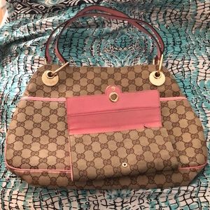 Authentic Gucci Eclipse Bag & Wallet